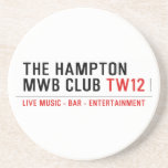 the Hampton  MWB Club  Coasters (Sandstone)