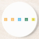C H Co La Te  Coasters (Sandstone)