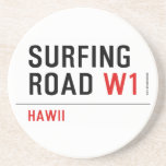 Surfing Road  Coasters (Sandstone)