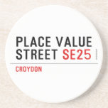 Place value Street  Coasters (Sandstone)