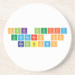 Pink Fluffy
 Unicorns ON
 Rainbows  Coasters (Sandstone)