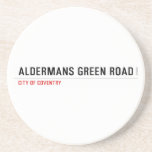 Aldermans green road  Coasters (Sandstone)