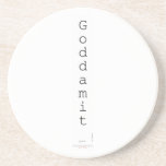G o d d a m i t   Coasters (Sandstone)