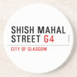 SHISH MAHAL  Street  Coasters (Sandstone)