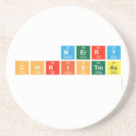 Merry
  Christmas
   Coasters (Sandstone)
