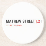 Mathew street  Coasters (Sandstone)