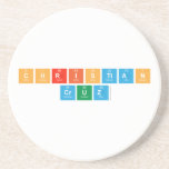 CHRISTIAN
 CRUZ  Coasters (Sandstone)