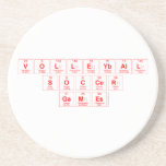 volleyball
 soccer
 games  Coasters (Sandstone)