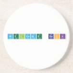 Welcome Back  Coasters (Sandstone)