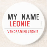 my  Name   Coasters (Sandstone)