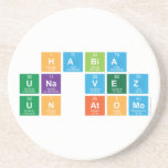 HABIA 
 UNA VEZ
 UN ATOMO  Coasters (Sandstone)