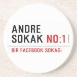 ANDRE SOKAK  Coasters (Sandstone)