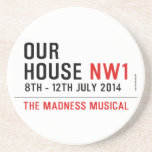 OUR HOUSE  Coasters (Sandstone)