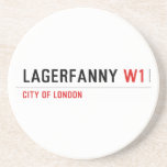 LagerFanny  Coasters (Sandstone)
