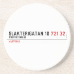 Slakterigatan 10  Coasters (Sandstone)