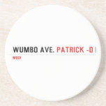 WUMBO AVE.  Coasters (Sandstone)