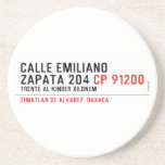 CALLE EMILIANO  ZAPATA 204  Coasters (Sandstone)