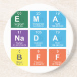 ema
 nada
 bff  Coasters (Sandstone)