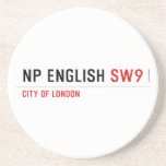 NP English  Coasters (Sandstone)