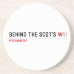 Behind the scot's  Coasters (Sandstone)