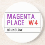 Magenta Place   Coasters (Sandstone)