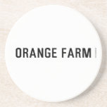 ORANGE FARM   Coasters (Sandstone)