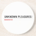 unKNOWN PLEASURES  Coasters (Sandstone)