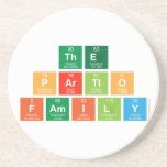 The 
 P|artlo
 Family  Coasters (Sandstone)