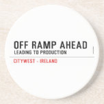off Ramp ahead  Coasters (Sandstone)