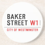 Baker Street  Coasters (Sandstone)