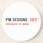 PM Designs   Coasters (Sandstone)