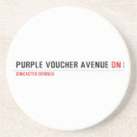 purple voucher avenue  Coasters (Sandstone)