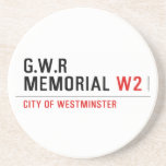 G.w.r memorial  Coasters (Sandstone)