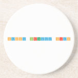Happy Birthday Sarah  Coasters (Sandstone)