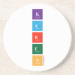K
 A
 R
 E
 N  Coasters (Sandstone)