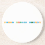 Happy Birthday Meaghan  Coasters (Sandstone)