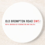 Old Brompton Road  Coasters (Sandstone)