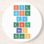 fire
 water
 air
 earth
 ben
 dylan  Coasters (Sandstone)