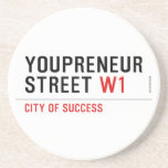 Youpreneur Street  Coasters (Sandstone)