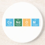 CONDOM  Coasters (Sandstone)