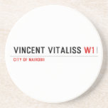 vincent vitaliss  Coasters (Sandstone)