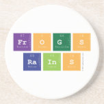 frogs
 rains  Coasters (Sandstone)