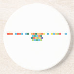 XII FERIA DE CIENCIAS Y TECNOLOGÍA
 DESCUBRE 
 EXPLORA
 INVESTIGA  Coasters (Sandstone)