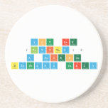 YOU ArE 
 (Invited)2
 A Science
 B|irthday Party  Coasters (Sandstone)
