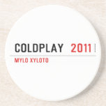 COLDPLAY   Coasters (Sandstone)