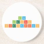 Los 
 Leones 
 cientificos   Coasters (Sandstone)