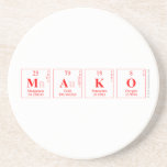Mako  Coasters (Sandstone)