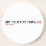 Ulica Perice i Viktora Kirčanski  Coasters (Sandstone)