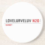 Lovelurveluv  Coasters (Sandstone)