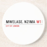 MWELASE. NZIMA  Coasters (Sandstone)